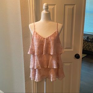 Entro Pink Spaghetti Strap Blouse